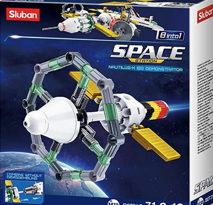 Space Nautilusx Iss Demonstrator Building Brick Kit