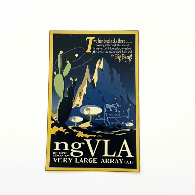 NgVLA Poster Sticker