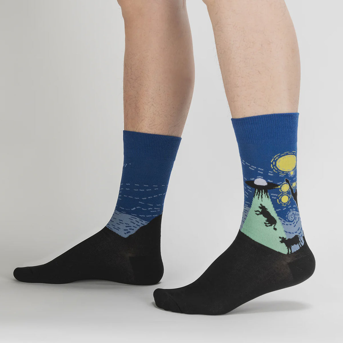 Starry Flight- Adult Crew Socks